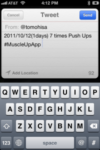 tweet push-ups count